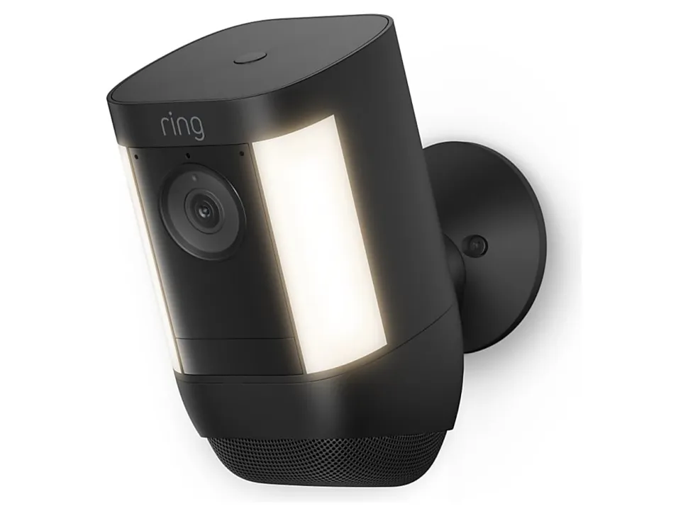 Ring Spotlight Cam Pro Battery, 3.1"H x 3.2"W x 5.7"D, Black
