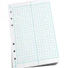 Rite in the Rain® All-Weather Loose-Leaf Copy Paper, 5 Reams, Level Grid, 4 5/8" x 7", 500 Sheets Per Case, 0.54 Lb, 85 Brightness