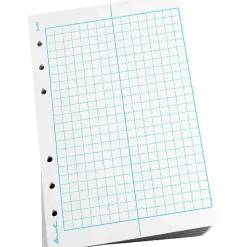 Rite in the Rain® All-Weather Loose-Leaf Copy Paper, 5 Reams, Field Grid, 4 5/8" x 7", 500 Sheets Per Case, 0.54 Lb, 85 Brightness