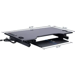 Rocelco Sit/Stand Desk Riser, 20