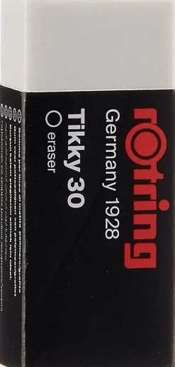 rOtring Tikky 30 Eraser, White, 2 Pack