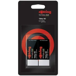 rOtring Tikky 30 Eraser, White, 2 Pack