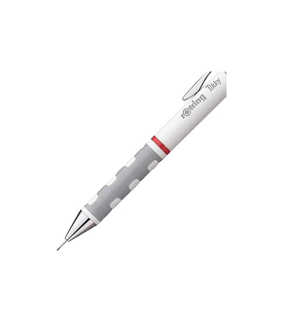 rOtring Tikky Mechanical Pencil 0.5mm White Barrel with Leads