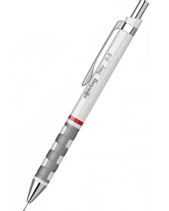 rOtring Tikky Mechanical Pencil 0.5mm White Barrel with Leads