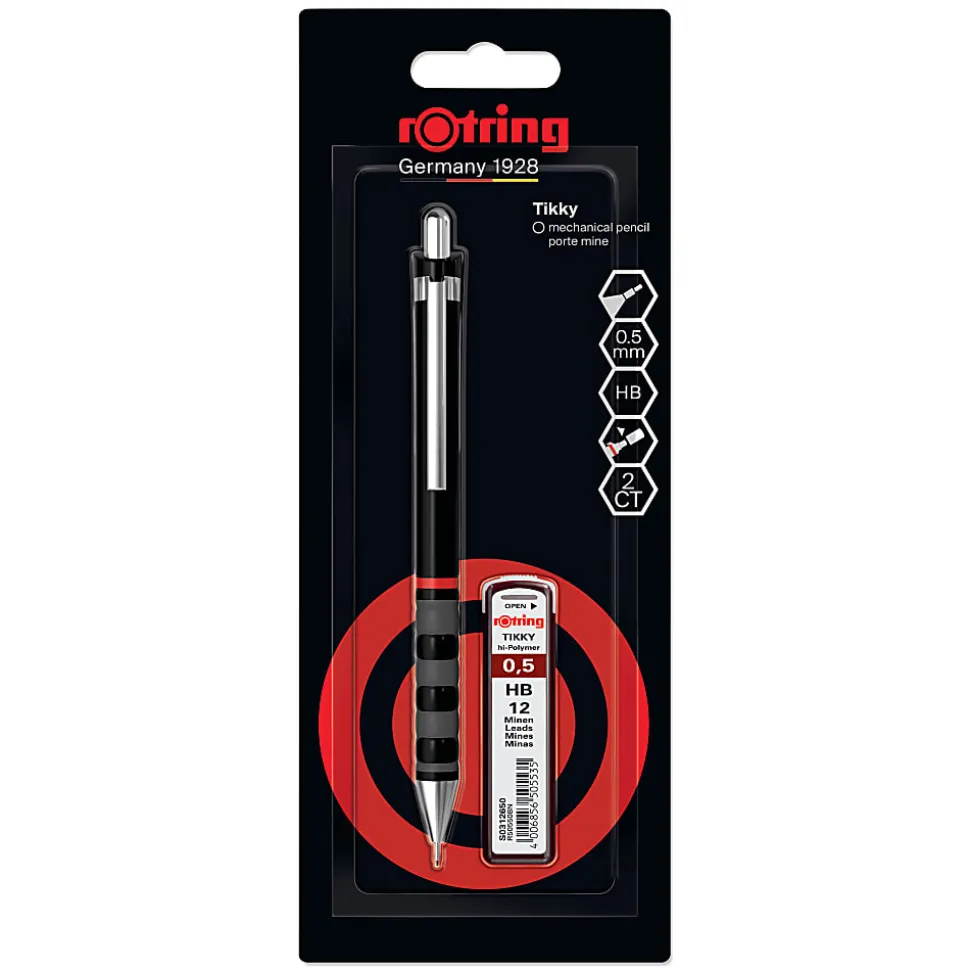 rOtring Tikky 0.5mm Mechanical Pencil with Leads