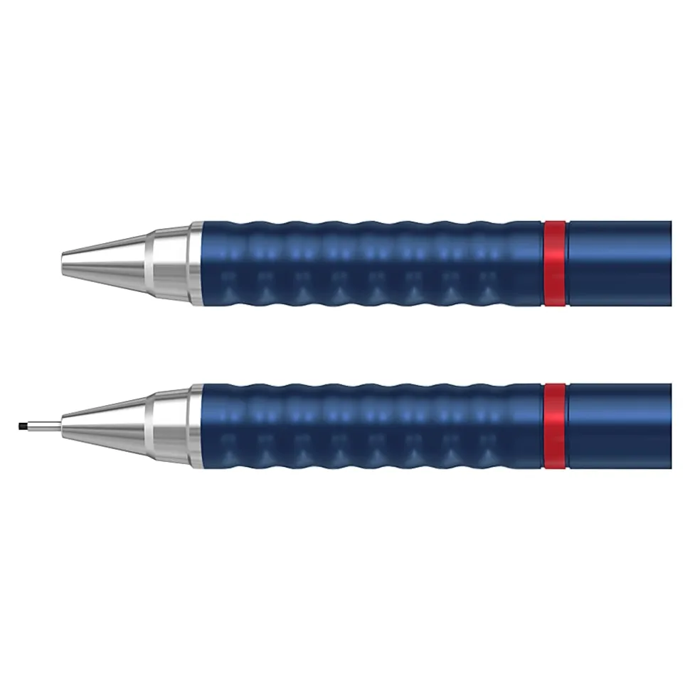 rOtring Tikky Retro 0.5mm Mechanical Pencil, Blue Barrel, with Leads