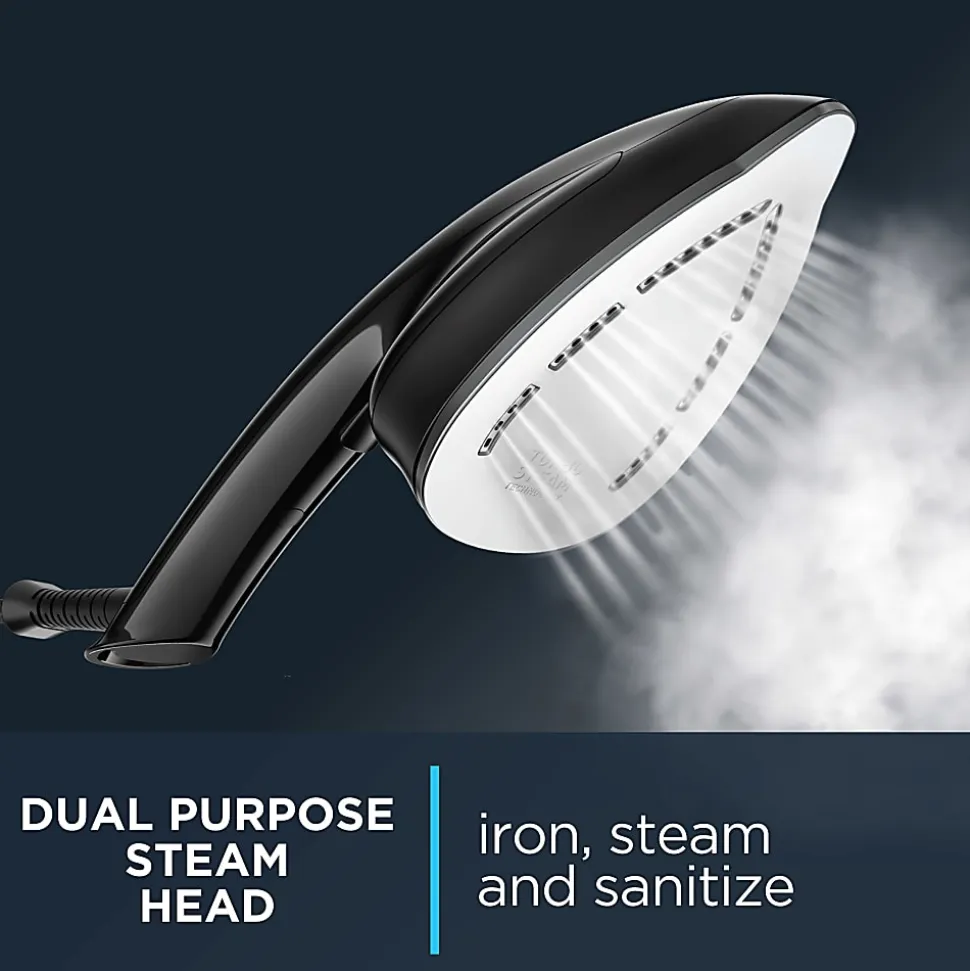 Rowenta IXEO All-In-One Iron And Steamer Solution With Built-In 3-Position Board, Black