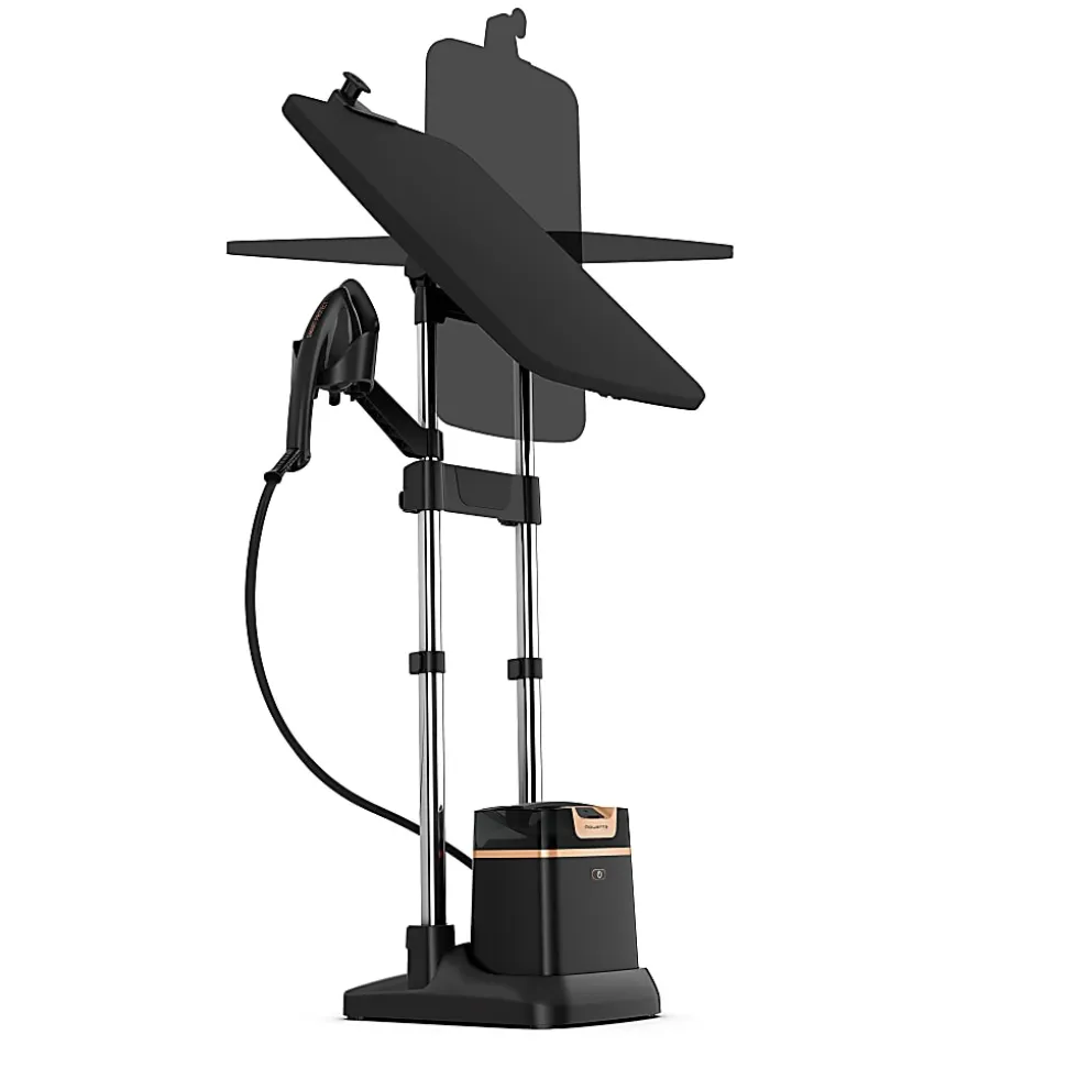 Rowenta IXEO All-In-One Iron And Steamer Solution With Built-In 3-Position Board, Black