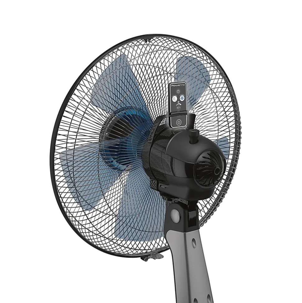 Rowenta Turbo Silence Table Fan, 21-5/16" x 13-13/16", Black