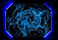 RS Gaming LED Gaming Chair Mat, 36