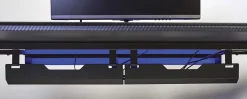 RS Gaming™ Mergence 60"W RGB Gaming Computer Desk With 10 Acoustic Panels, Black