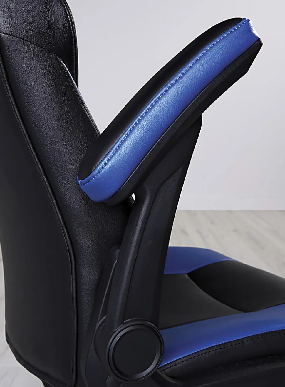 RS Gaming™ RGX Faux Leather High-Back Gaming Office Chair, Black/Red, BIFMA Compliant