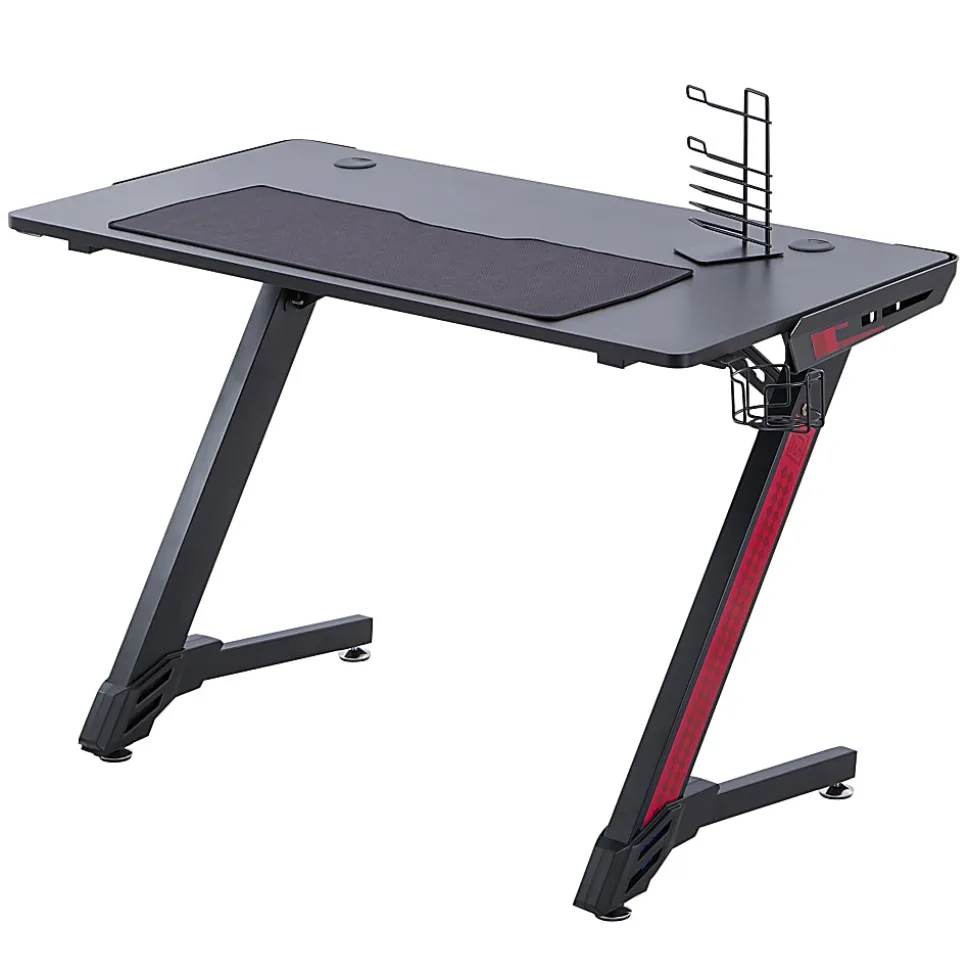 RS Gaming™ Venno 45"W Gaming Computer Desk, Black