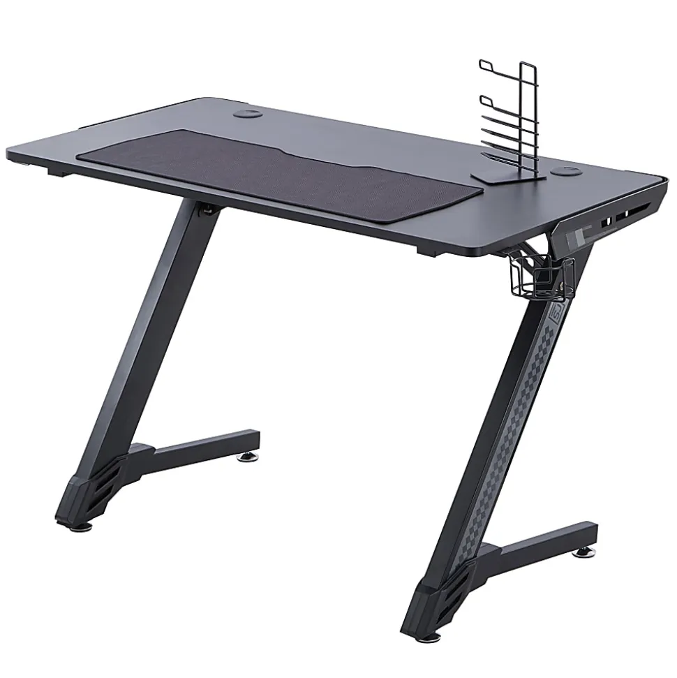 RS Gaming™ Venno 45"W Gaming Computer Desk, Black
