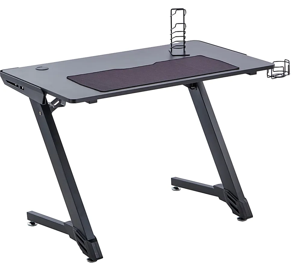 RS Gaming™ Venno 45"W Gaming Computer Desk, Black
