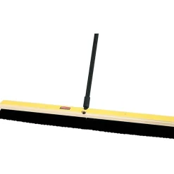 Rubbermaid Brooms & Sweepers - Tampico Bristle - 36" Overall Length - Black - 2 / Pack