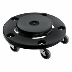 Rubbermaid® Brute® Twist-On/Off Round Dolly, Black