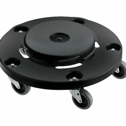 Rubbermaid® Brute® Twist-On/Off Round Dolly, Black
