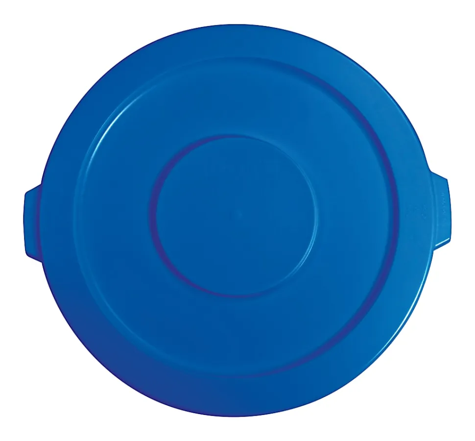 Rubbermaid Brute 2631 - Waste basket lid - round - high-density polyethylene (HDPE) - blue - for P/N: FG263206 BLUE