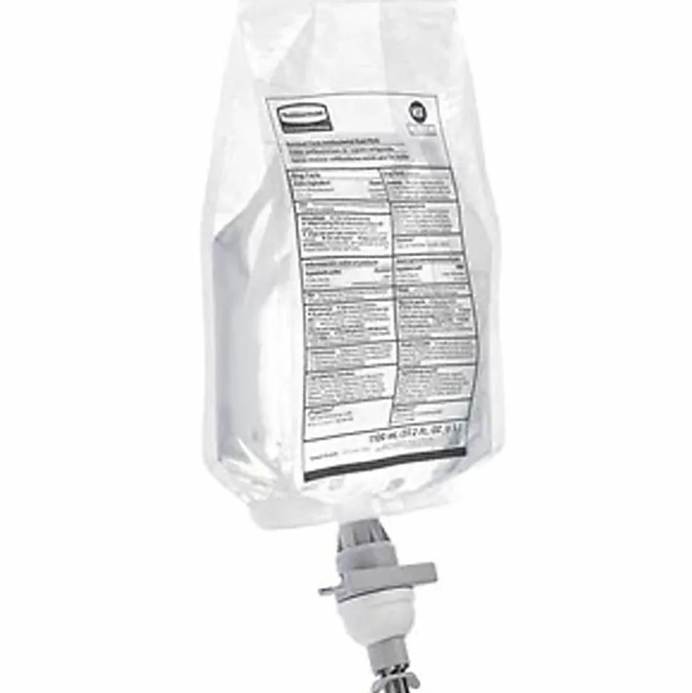 Rubbermaid Commercial AutoFoam Hand Sanitizer Foam Refill - 1.16 quart - Hand - White - Hygienic, Disposable - 4 / Carton