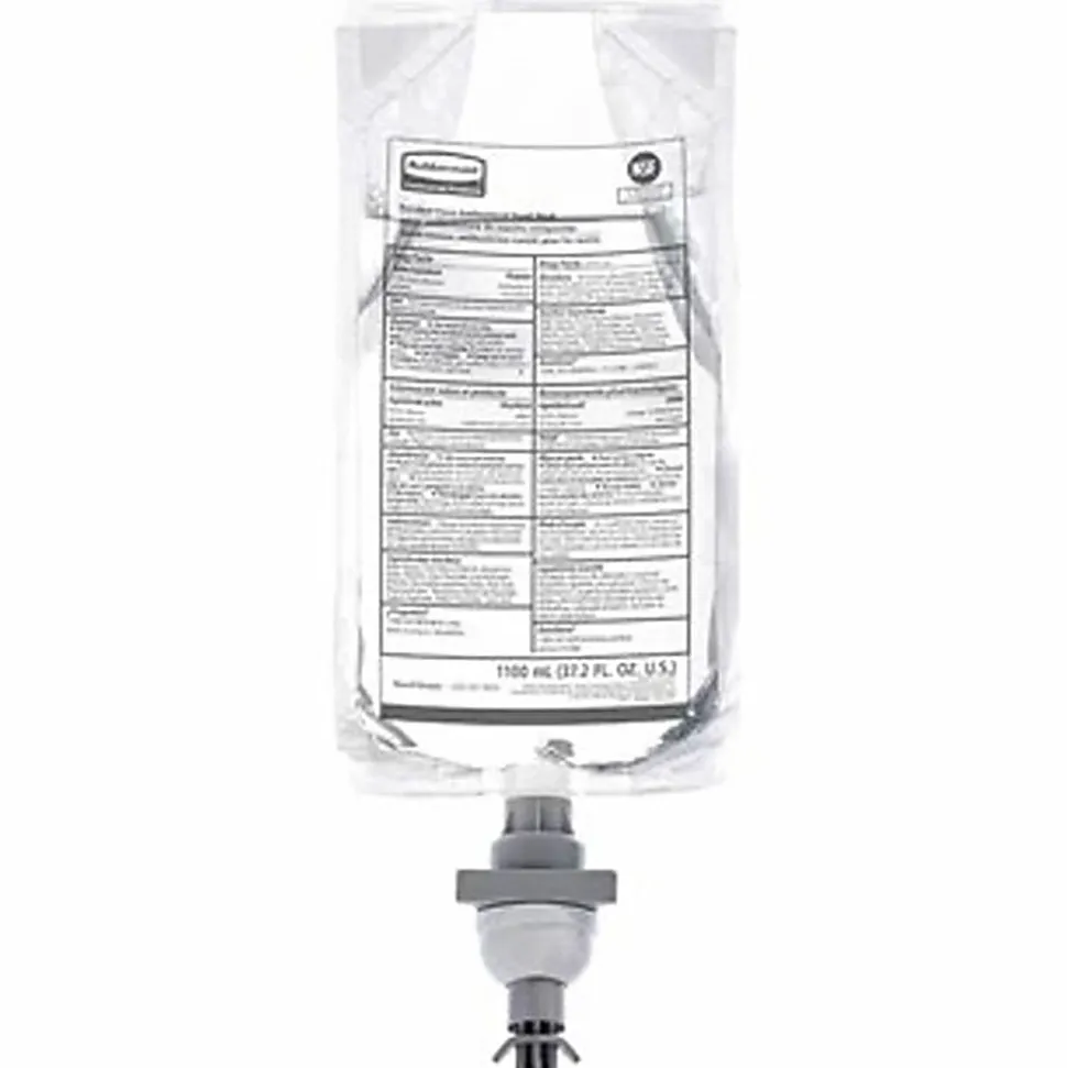 Rubbermaid Commercial AutoFoam Hand Sanitizer Foam Refill - 1.16 quart - Hand - White - Hygienic, Disposable - 4 / Carton