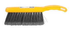 Rubbermaid Commercial Countertop Block Brush - 8" Synthetic Bristle - 12.5" Overall Length - Yellow, Silver - 1 Each