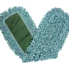 Rubbermaid® Commercial Looped-End Microfiber Dust Mop Heads, 5" x 24", Blue, Pack Of 12