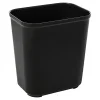 Rubbermaid Commercial Products Fire Resistant Wastebasket 28 QT Black, for Hospitals/Schools/Hotels/Offices (FG254300BLA)