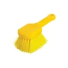 Rubbermaid Commercial Short Handle Utility Brush - 8" Handle Length - Yellow - 1 Each