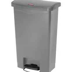 Rubbermaid Commercial Slim Jim 13G Front Step Container - Step-on Opening - 13.21 gal Capacity