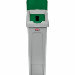 Rubbermaid Commercial Slim Jim Recycling Station 1-Stream Paper, 23 Gal - 23 gal Capacity - Â - 2185054