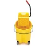 Rubbermaid® Commercial WaveBrake® 35 QT Side Press Bucket and Wringer, Yellow