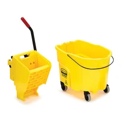 Rubbermaid® Commercial WaveBrake® 35 QT Side Press Bucket and Wringer, Yellow