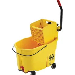 Rubbermaid® EZMT™ Bucket With Sideward Pressure Wringer Combo, 44 Quarts