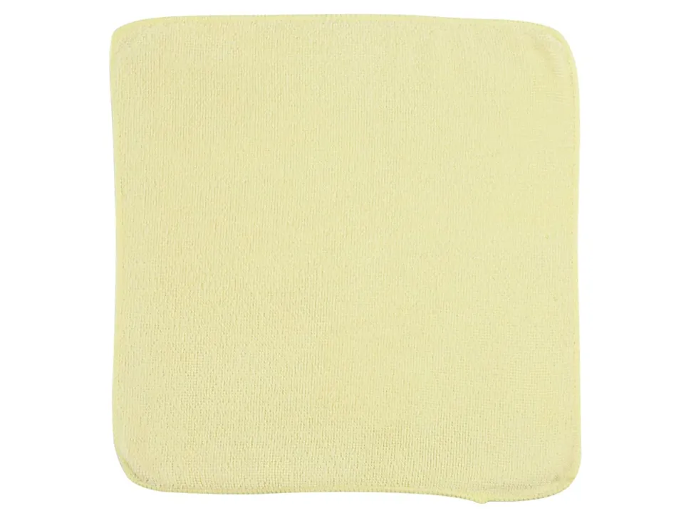 Rubbermaid® Light Commercial Microfiber Cloths, 12" x 12", Yellow, Case Of 288