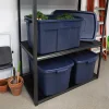 Rubbermaid® Roughneck Tote, 31-Gallon, Dark Indigo Metallic