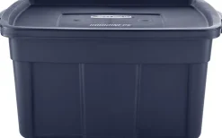 Rubbermaid® Roughneck Tote, 31-Gallon, Dark Indigo Metallic