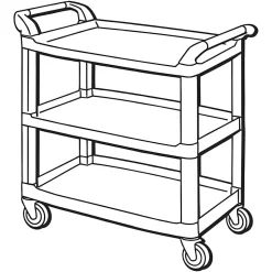 Rubbermaid Xtra Utility Cart, 37 4/5