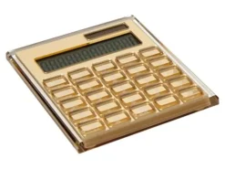 Russell and Hazel Solar-Powered 51179 Desktop LCD Calculator