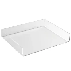 Russell & Hazel Acrylic Inbox, 2-1/8”H x 12-3/8”W x 10”D, Clear