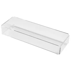 Russell & Hazel Acrylic Long Bloc For Desk Organization, 9” x 3” x 1-1/2”, Clear