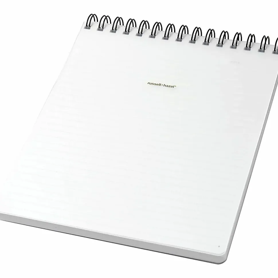 Russell & Hazel Jotter Spiral Notebook, Memo, 7" x 9", 196 Pages (98 Sheets), White