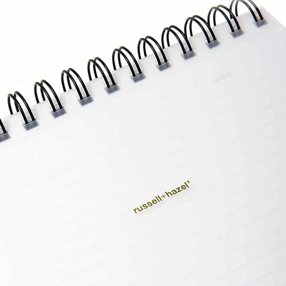 Russell & Hazel Jotter Spiral Notebook, Memo, 7" x 9", 196 Pages (98 Sheets), White