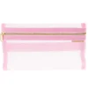 Russell & Hazel Mesh Pencil Case, 8-1/2” x 5”, Blush