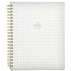 2026 Russell & Hazel Weekly Planner, 9" x 11", Bone, January To December 2026, 105851