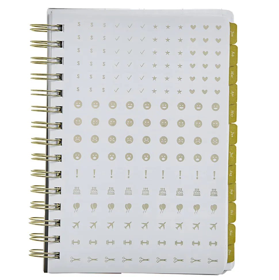 2026 Russell & Hazel Weekly Planner, 6" x 8", Black, January To December, 105855