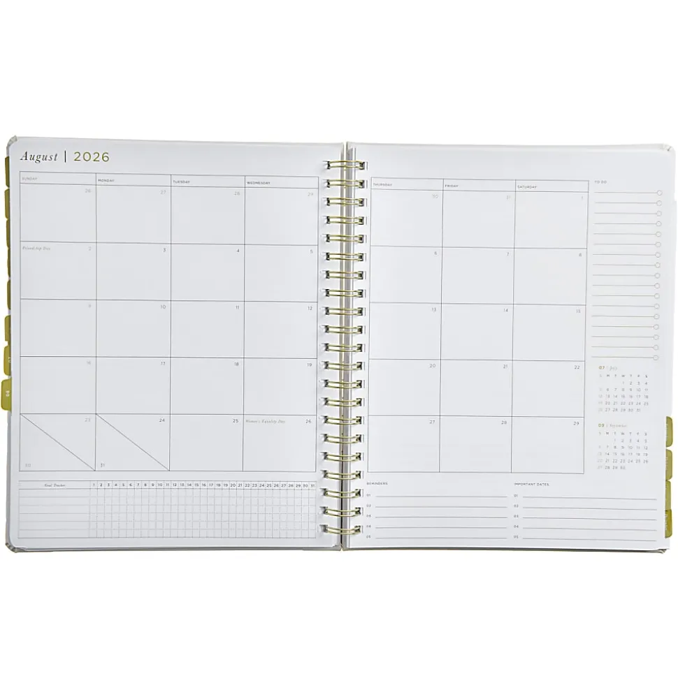 2026 Russell & Hazel Weekly Planner, 9” x 11”, Blush, January To December, 105859