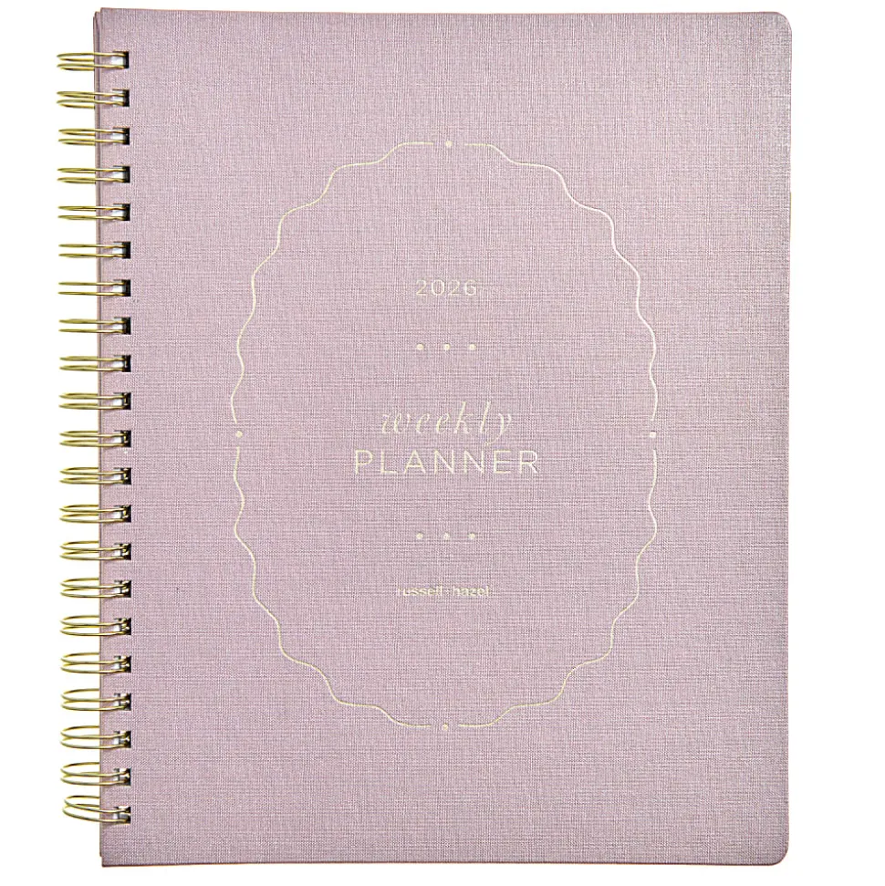 2026 Russell & Hazel Weekly Planner, 9” x 11”, Blush, January To December, 105859