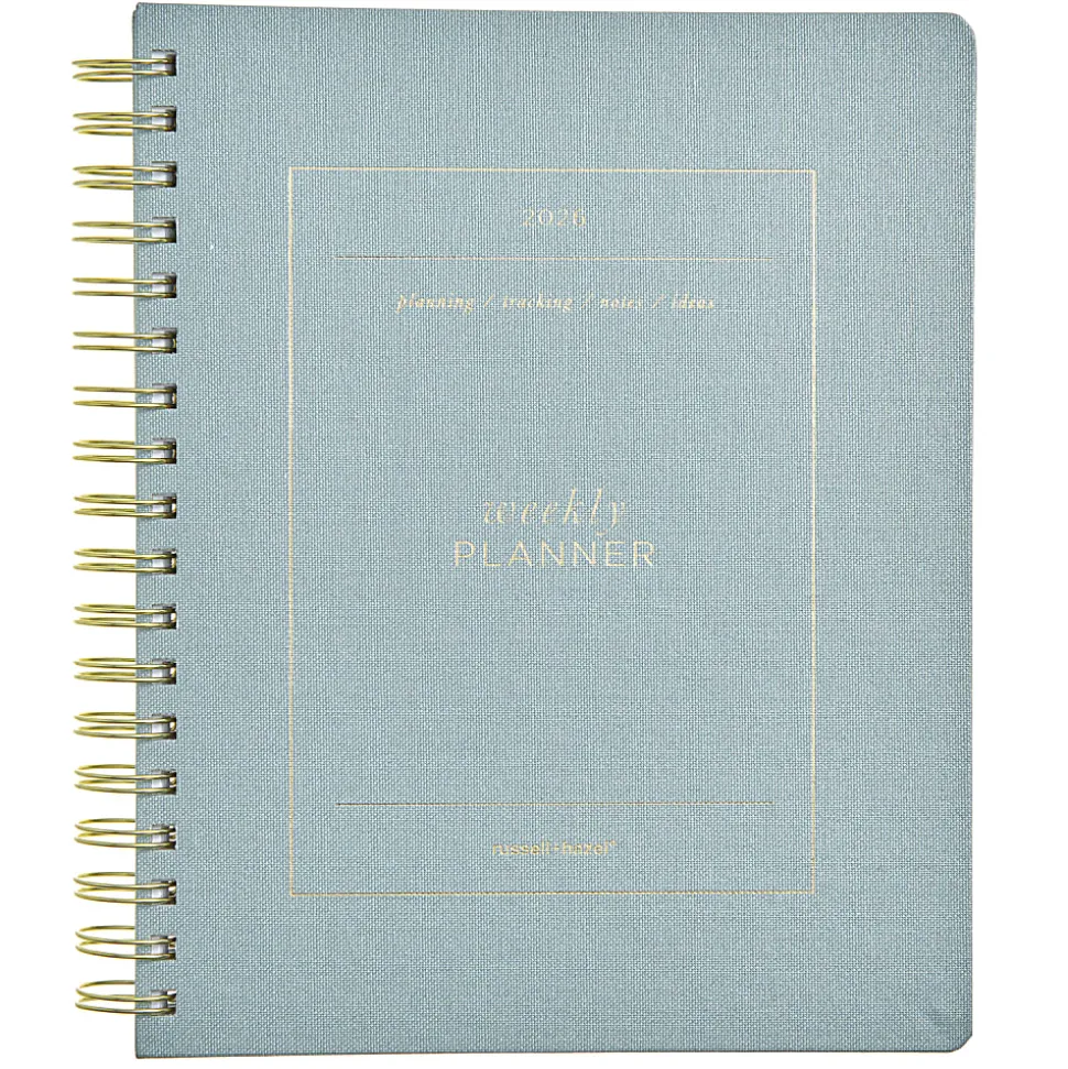 2026 Russell & Hazel Weekly Planner, 8” x 9-1/2”, Dew, January To December, 105862