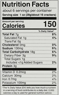 RW Garcia Organic Crackers, Lentil With Turmeric, 5.5 Oz, Total Qty 6
